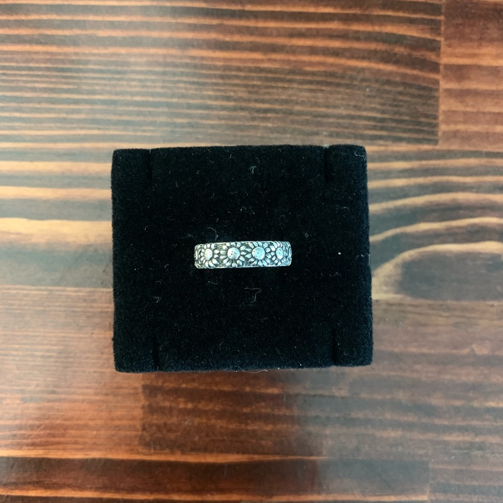 Sterling Silver Sunflower Ring, 1997